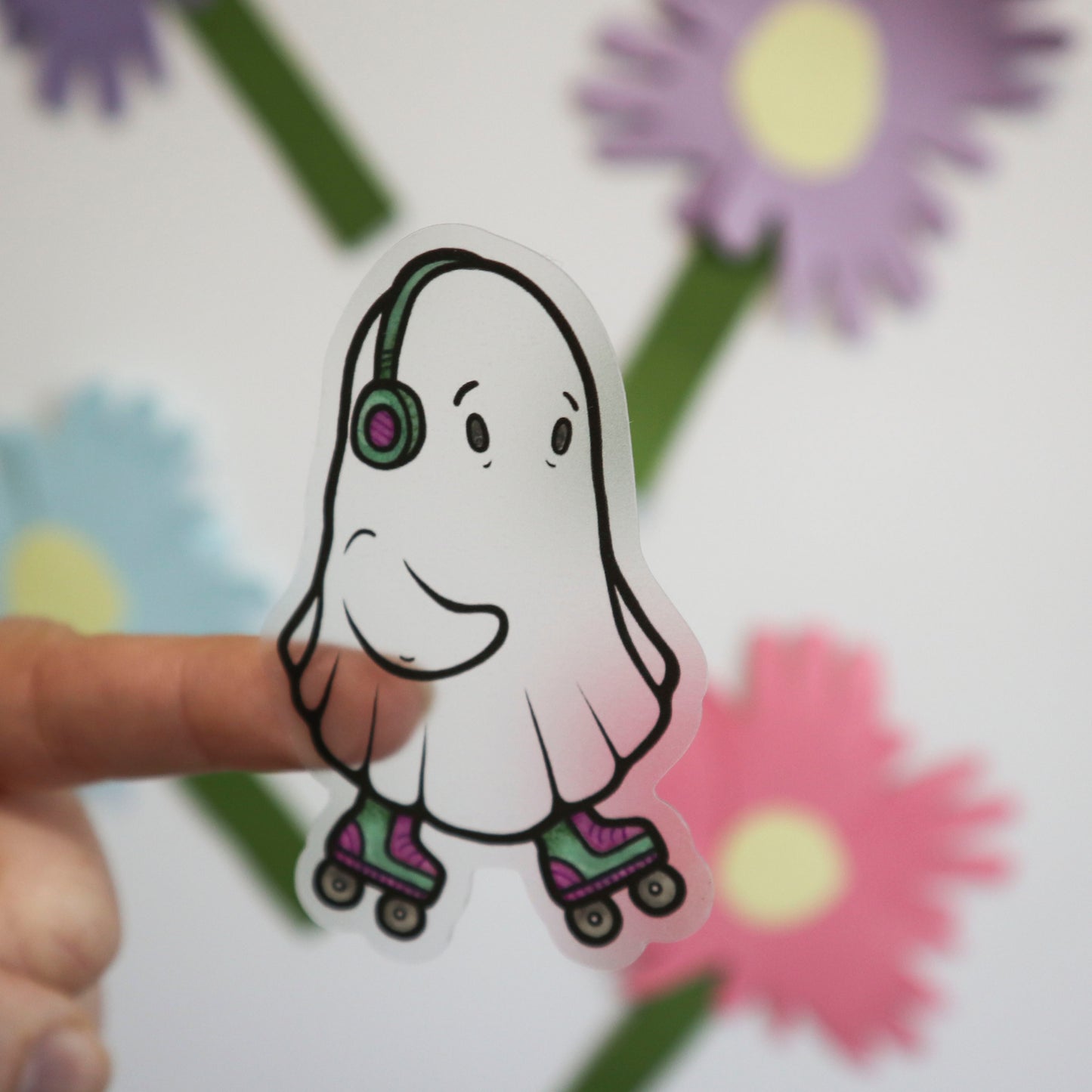 Transparent Ghost Sticker Pack