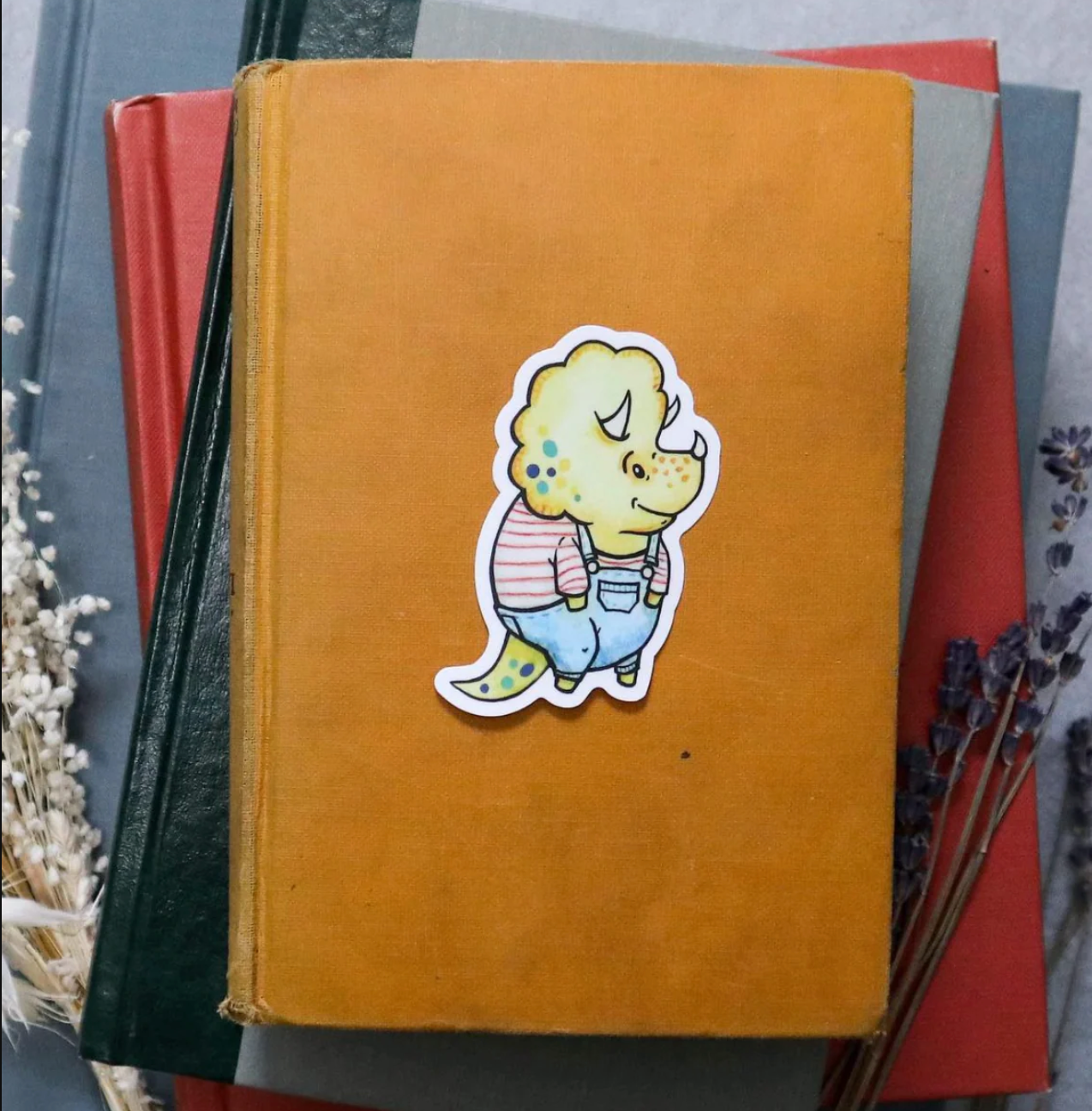 Dinosaur Sticker - Triceratops