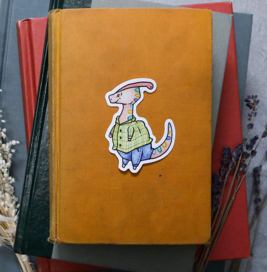 Dinosaur Sticker - Parasaurolophus