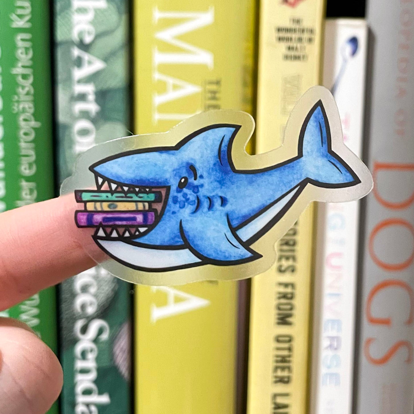 Ocean Animals with Books - Sticker Pack
