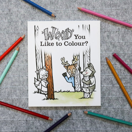 Colouring Book - Wood You Like To Colour?