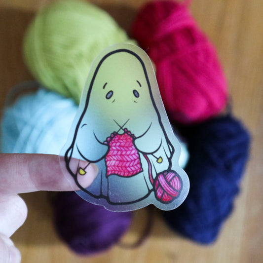 Transparent Ghost Sticker Pack